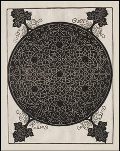 Sechster Knoten, 7 kleine Knotensysteme mit schwarzen Zentren, ca. 1506