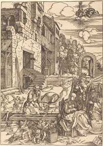 Aufenthalt der Heiligen Familie in Ägypten von Albrecht Dürer