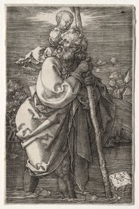 St. Christophorus, nach links blickend, 1521