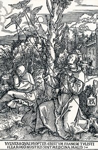 Der heilige Franziskus empfängt die Stigmata, 1504, 1906 von Albrecht Dürer