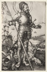 St. Georg zu Fuß, um 1504-1505 von Albrecht Dürer