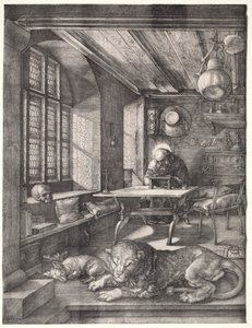 St. Hieronymus in seinem Studierzimmer, 1514 von Albrecht Dürer