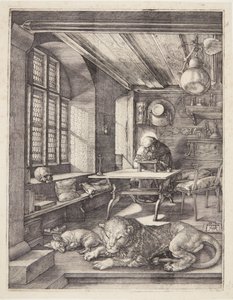 Der heilige Hieronymus in seinem Studierzimmer