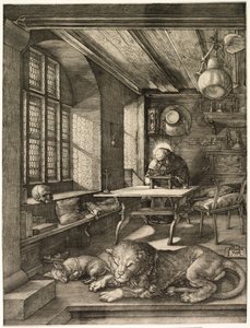 Der heilige Hieronymus in seinem Studierzimmer von Albrecht Dürer