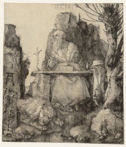 Der heilige Hieronymus in der Wildnis von Albrecht Dürer