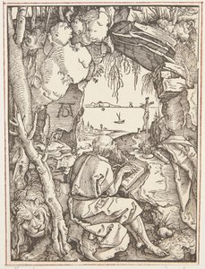 St. Hieronymus in der Höhle von Albrecht Dürer