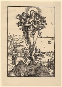 Studienblatt mit fünf Figuren von Albrecht Dürer