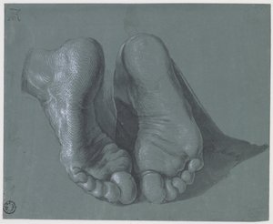 Studie von zwei Füßen, um 1508