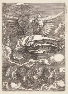 Sudarium von einem Engel ausgebreitet von Albrecht Dürer