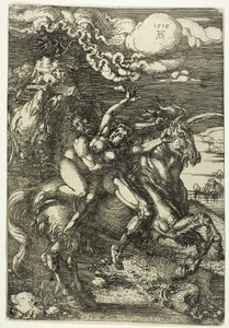 Die Entführung der Proserpina auf einem Einhorn von Albrecht Dürer