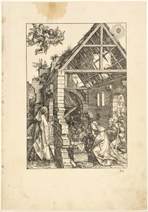 Die Anbetung der Hirten, aus Das Leben der Jungfrau von Albrecht Dürer
