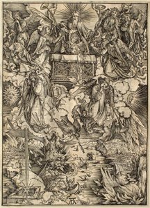 Die Apokalypse: Die sieben Engel mit den Posaunen von Albrecht Dürer