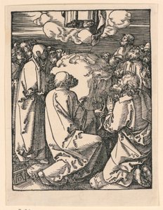 Die Himmelfahrt, aus der Serie Die Kleine Passion von Albrecht Dürer