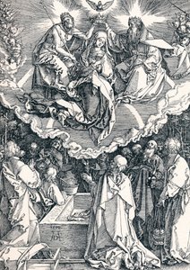 Die Himmelfahrt und Krönung der Jungfrau, 1510, 1906 von Albrecht Dürer