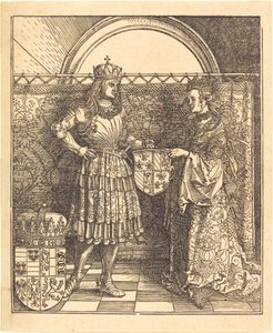 Die Verlobung von Maximilian mit Maria von Burgund