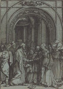 Die Verlobung der Jungfrau, ca. 1504-1505 von Albrecht Dürer