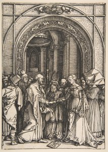 Die Verlobung der Jungfrau, aus Das Leben der Jungfrau, ca. 1504 von Albrecht Dürer