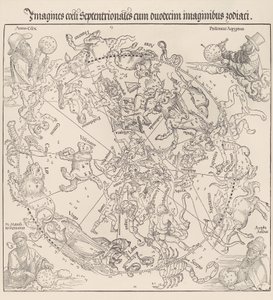 Die Himmelskarte - Nördliche Hemisphäre von Albrecht Dürer