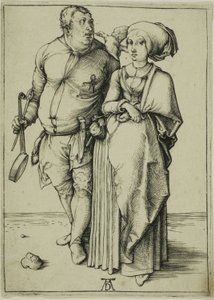 Der Koch und seine Frau von Albrecht Dürer