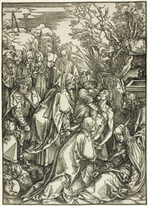 Die Kreuzabnahme Christi, aus Die Große Passion von Albrecht Dürer