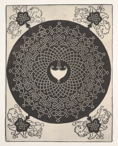 Der erste Knoten (Flechtmuster mit weißem Medaillon) von Albrecht Dürer