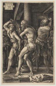 Die Geißelung, aus Die Passion, 1512 von Albrecht Dürer