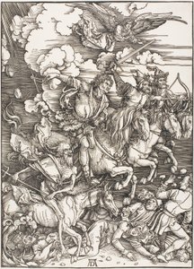 Die vier Reiter der Apokalypse, aus Die Apokalypse von Albrecht Dürer