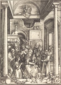 Die Verherrlichung der Jungfrau von Albrecht Dürer