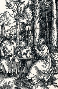 Die Einsiedler St. Antonius und St. Paulus von Albrecht Dürer