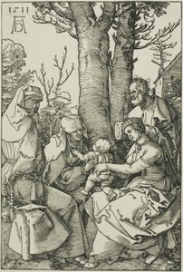 Die Heilige Familie mit Joachim und der Heiligen Anna
