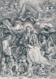 Die Heilige Jungfrau als Königin der Engel, 1518-1906 von Albrecht Dürer