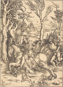 Der Ritter zu Pferd und der Landsknecht