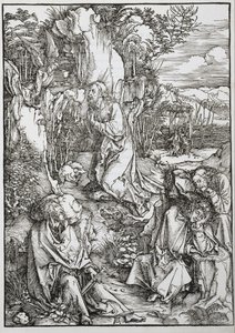 Die Große Passion: Christus am Ölberg von Albrecht Dürer
