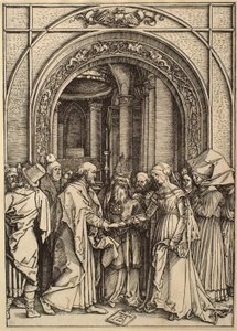 Das Leben der Jungfrau: Die Verlobung der Jungfrau von Albrecht Dürer