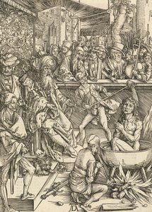 Das Martyrium des heiligen Johannes, 1498