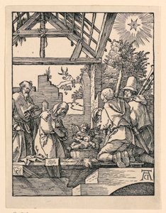 Die Geburt Christi (Anbetung der Hirten) aus der Serie Die Kleine Passion
