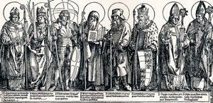 Die Schutzheiligen von Österreich von Albrecht Dürer