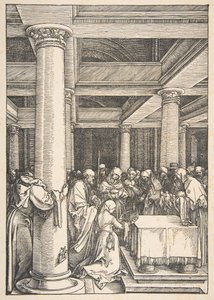 Die Darstellung im Tempel, aus Das Leben der Jungfrau, ca. 1505 von Albrecht Dürer