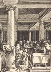 Die Darstellung Christi im Tempel von Albrecht Dürer