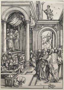 Die Darstellung der Jungfrau im Tempel von Albrecht Dürer