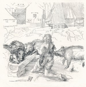 Der verlorene Sohn, um 1497, 1906 von Albrecht Dürer