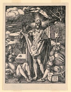 Die Auferstehung, aus der Serie Die kleine Passion von Albrecht Dürer