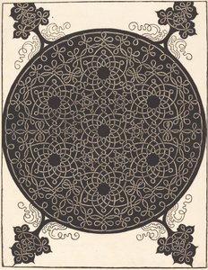 Der sechste Knoten (Kombination von sieben kleinen Knotensystemen mit schwarzen Zentren)