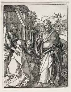 Die kleine Passion: Christus nimmt Abschied von der Jungfrau von Albrecht Dürer