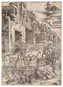 Der Aufenthalt der Heiligen Familie in Ägypten, aus Das Leben der Jungfrau, ca. 1504 von Albrecht Dürer