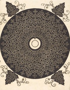 Der dritte Knoten mit einem schwarzen Kreis auf einem weißen Medaillon, wahrscheinlich 1506-1507