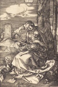 Die Jungfrau und das Kind mit der Birne von Albrecht Dürer