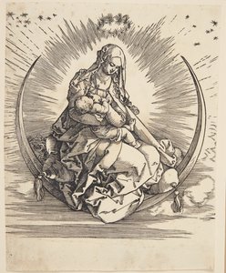 Die Jungfrau auf der Mondsichel von Albrecht Dürer