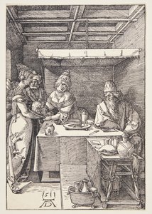 Der Kopf von Johannes dem Täufer wird Herodias gebracht von Albrecht Dürer