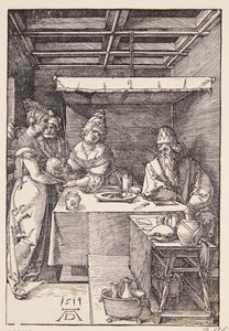 Der Kopf von Johannes dem Täufer wird Herodias gebracht von Albrecht Dürer